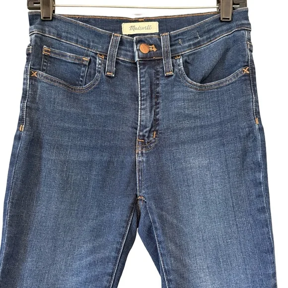 Madewell 9" Mid-Rise Skinny Jeans Patty Wash Style L9933, Sz 27 - Picture 8 of 16